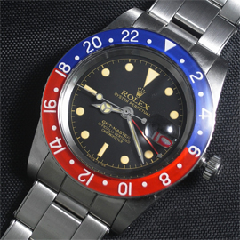 ロレックス Rolex 初代GMT マスター ヴィンテージ Ref. 6542 スイス ETA社 2846