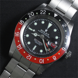 ロレックス Rolex 初代GMT マスター ヴィンテージ Ref. 6542 スイス ETA社 2846