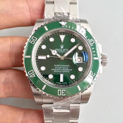 N工場 ロレックス Rolex  V8 サブマリーナ Submariner 116610LV 綠