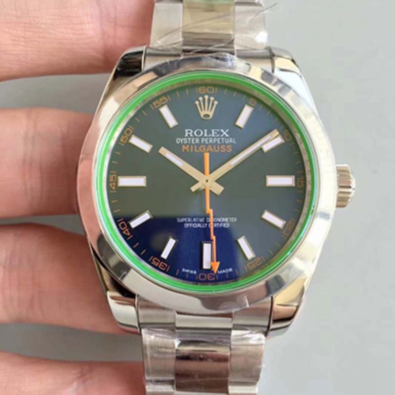 AR工場  Rolex ロレックス MILGAUSS M116400GV-0002 綠玻璃