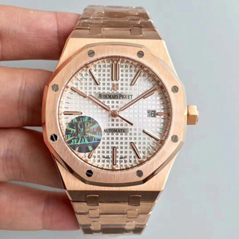 JF工場 オーデマピゲ（Audemars Piguet ）ロイヤルオーク オフショアシリーズ15450 バラの金色文字盤