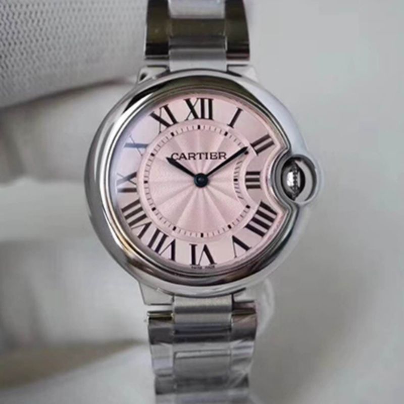 V6工場 カルティエ Cartier バロンブルー Ballon BleuWE902073 33mm 情侶錶 小號