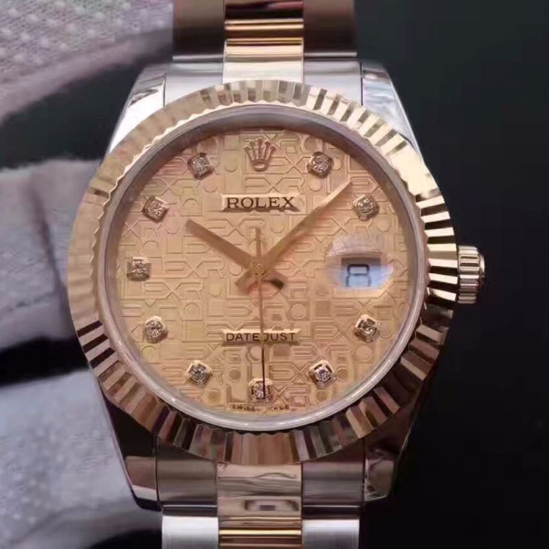 Rolex ロレックス datejust デイトジャストIIシリーズ126333-001318K金色の時計