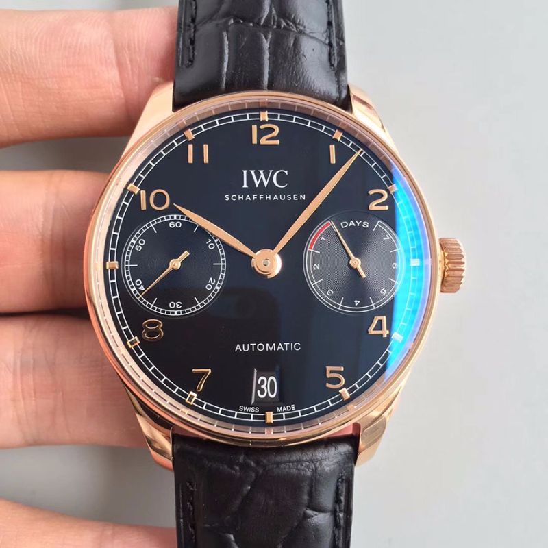 ZF工場 IWC  Portugieser Automatic ポルトギーゼシリーズ自動腕時計 IW500701 七日鏈（葡七）