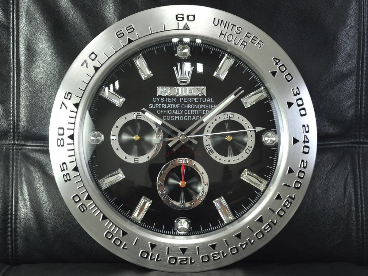Rolex勞力士【EC廠出品】 Daytona系列壁掛時鐘鋁合金外殼+4個石英機芯