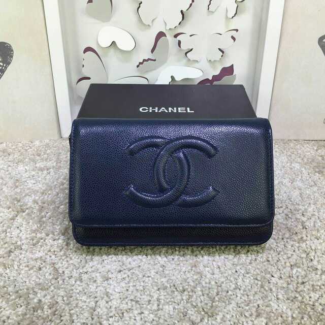 Chanel超夯款原版牛皮斜跨/手拿包 名媛超愛