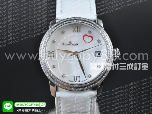 寶柏【女性用】Women女錶系列不銹鋼錶殼白色珍珠母面盤瑞士石英機芯