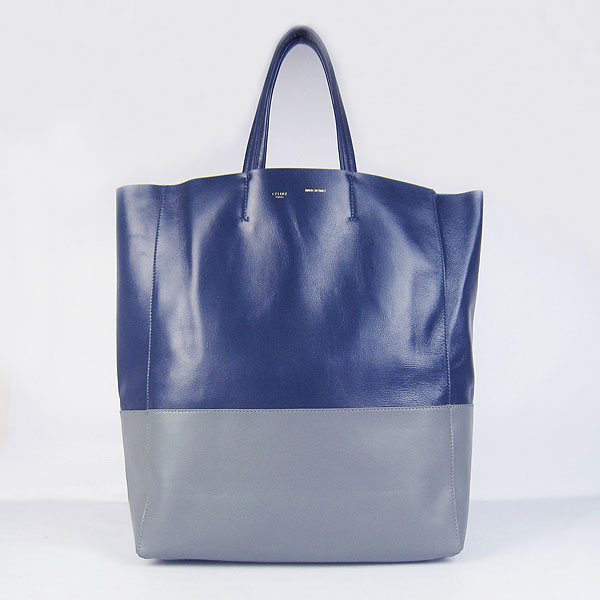 CELINE-1868E-blue-gray藍配灰-手提包