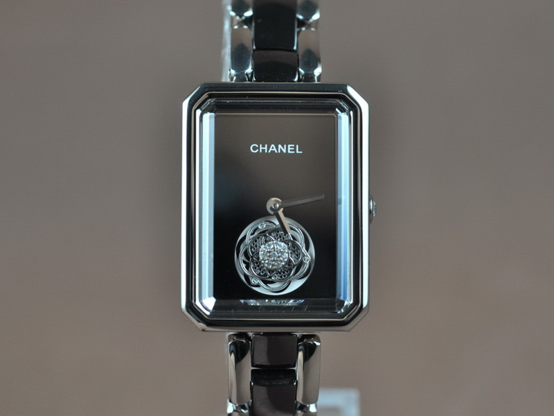 香奈兒【女性用】Tourbillon Première 不銹鋼錶殼陶瓷錶帶Swiss Ronda石英機芯
