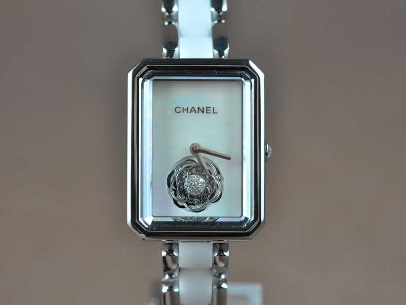 香奈兒【女性用】Tourbillon Première 不銹鋼錶殼陶瓷錶帶Swiss Ronda石英機芯