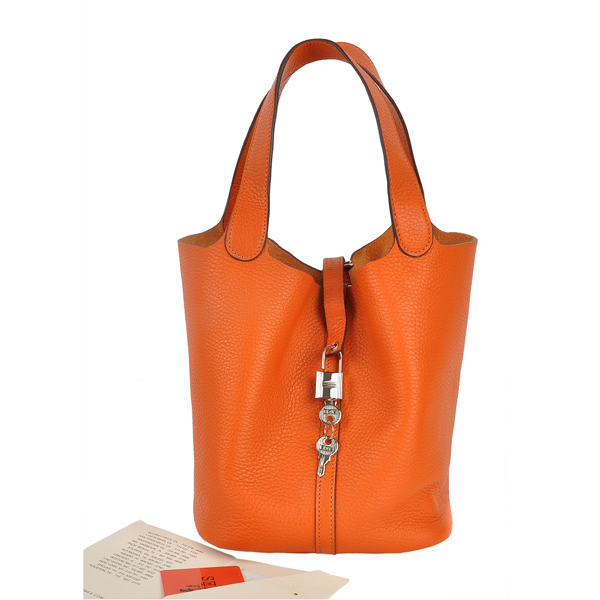 HERMES-P001-ORANGE-橘色-手提包