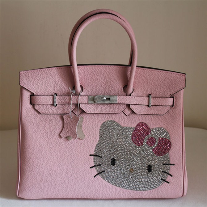 HERMES-package-35cm-bin可愛kitty風手提包