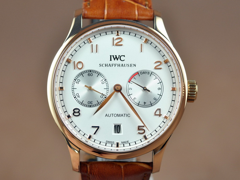 IWC Watches Portugese 7 Days Asian 21J Auto 21600vph