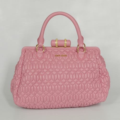 MiuMiu-8662L-pink-粉紅色-超人氣必備款手提包