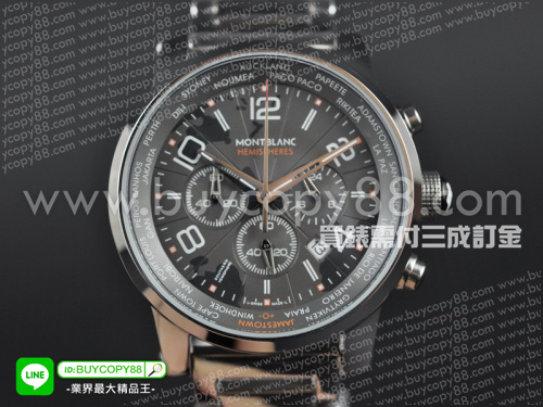 萬寶龍【男性用】Timewalk 時光行者係列不銹鋼錶殼日本OS20石英計時機芯