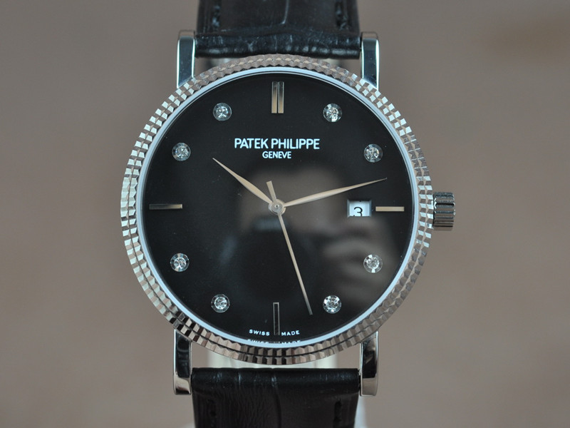 百達翡麗【男性用】Calastrava系列不銹鋼錶殼2824-2自動機械機芯