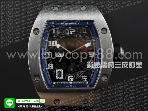 理查德米勒【男性用】RM010系列腕錶不銹鋼錶殼日本9015自動機芯