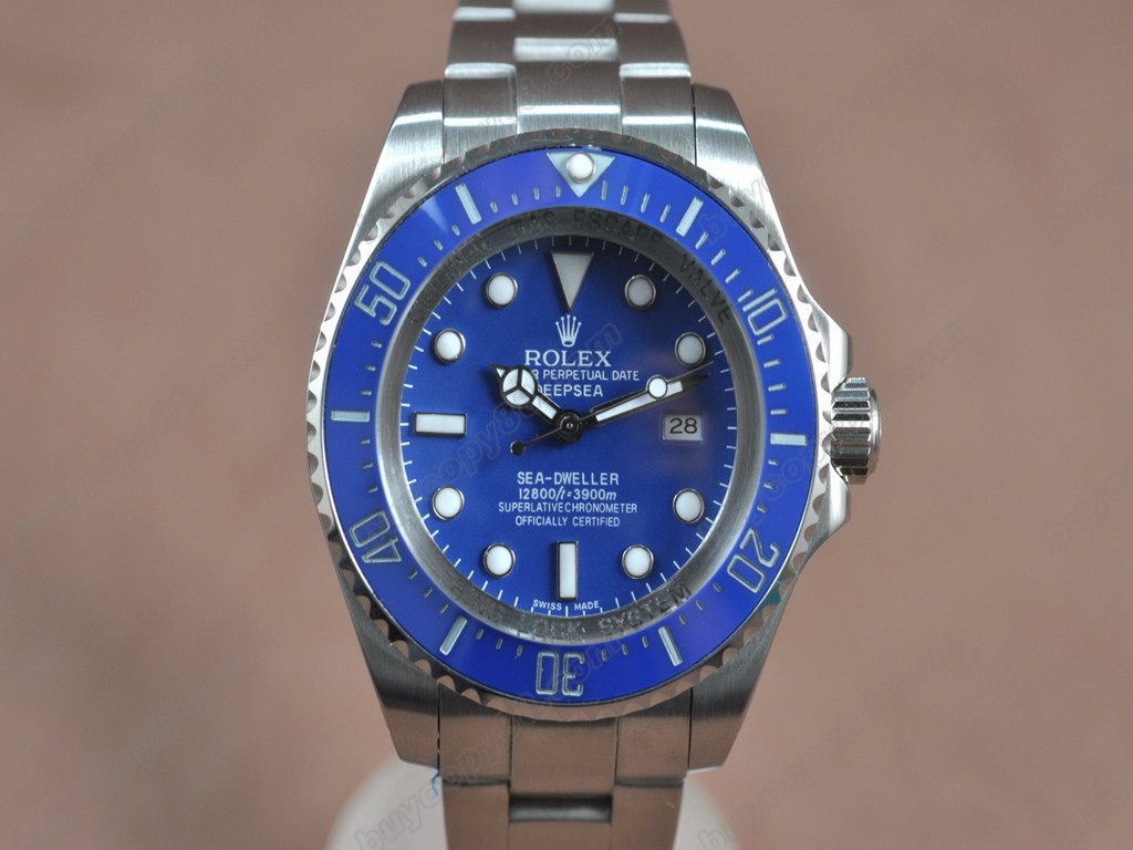 勞力士【男性用】 Deep Sea SS/Ceramic Blue Asian 2836-2 自動機芯搭載