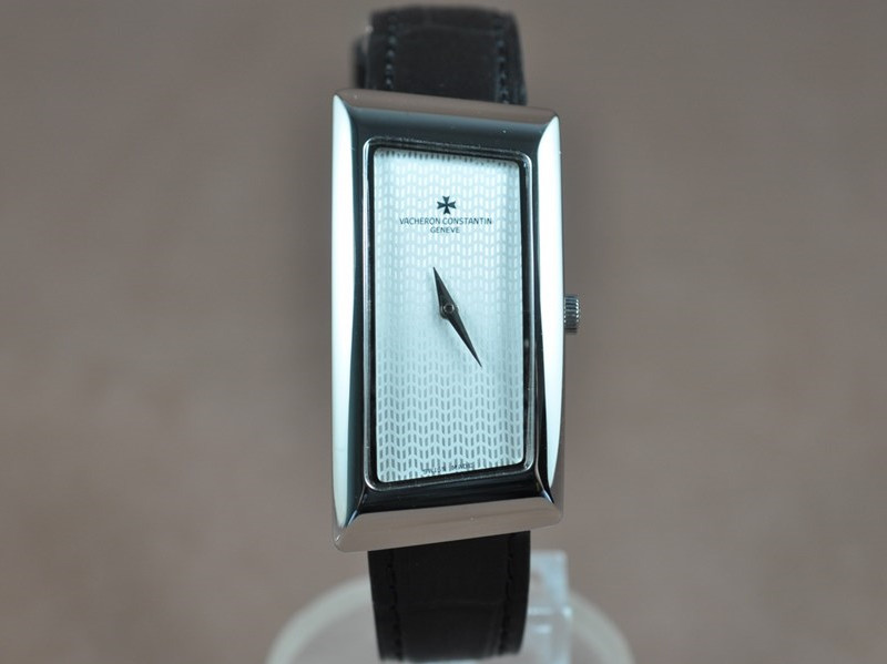 江詩丹頓【女性用】1972系列不銹鋼錶殼白色格子麵盤瑞士石英機芯