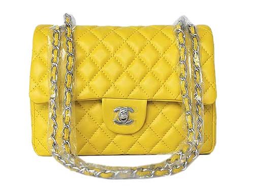 CHANEL-01112-yellow-黃色手提包