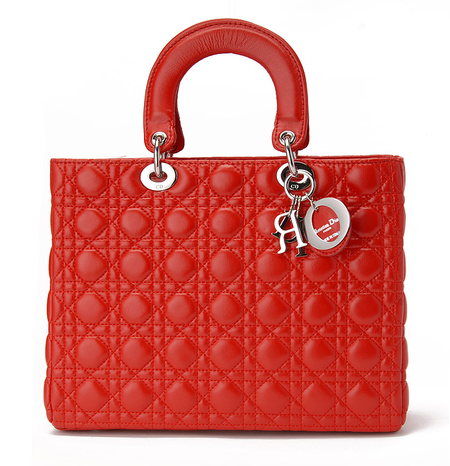 DIOR-Lady Dior-6323-re-si-q 經典菱格紋羊皮手提包