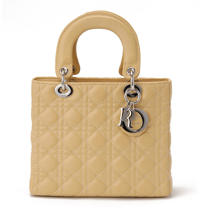 DIOR-Lady Dior-6325-wf-si 經典菱格紋羊皮手提包