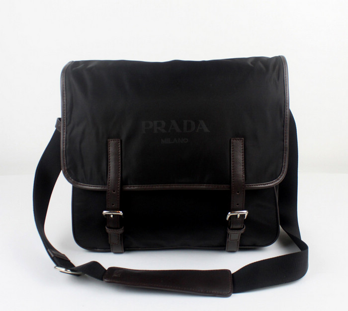 PRADA-VA0642-bla黑色-斜跨包