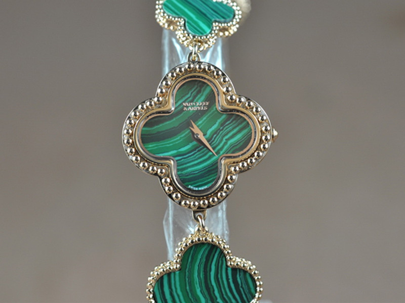 梵克雅寶【女性用】（白金版）Alhambra Vintage古典系列Bracelet腕錶