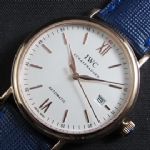 ファッションIWC スーパーコピーポルトフィーノ , JAPAN MIYOTA 9015 ムーブメント搭載 高級革バンド使用